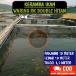 Jaring keramba - hapa ikan ukuran 15m x 10m x 1,5m budidaya pemijahan ...